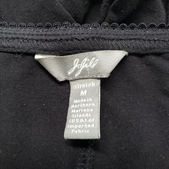 J. Jill Pull-on Wide Leg Pants Womens Black XL Stretch Comfort Loungewear Casual - Picture 3 of 15